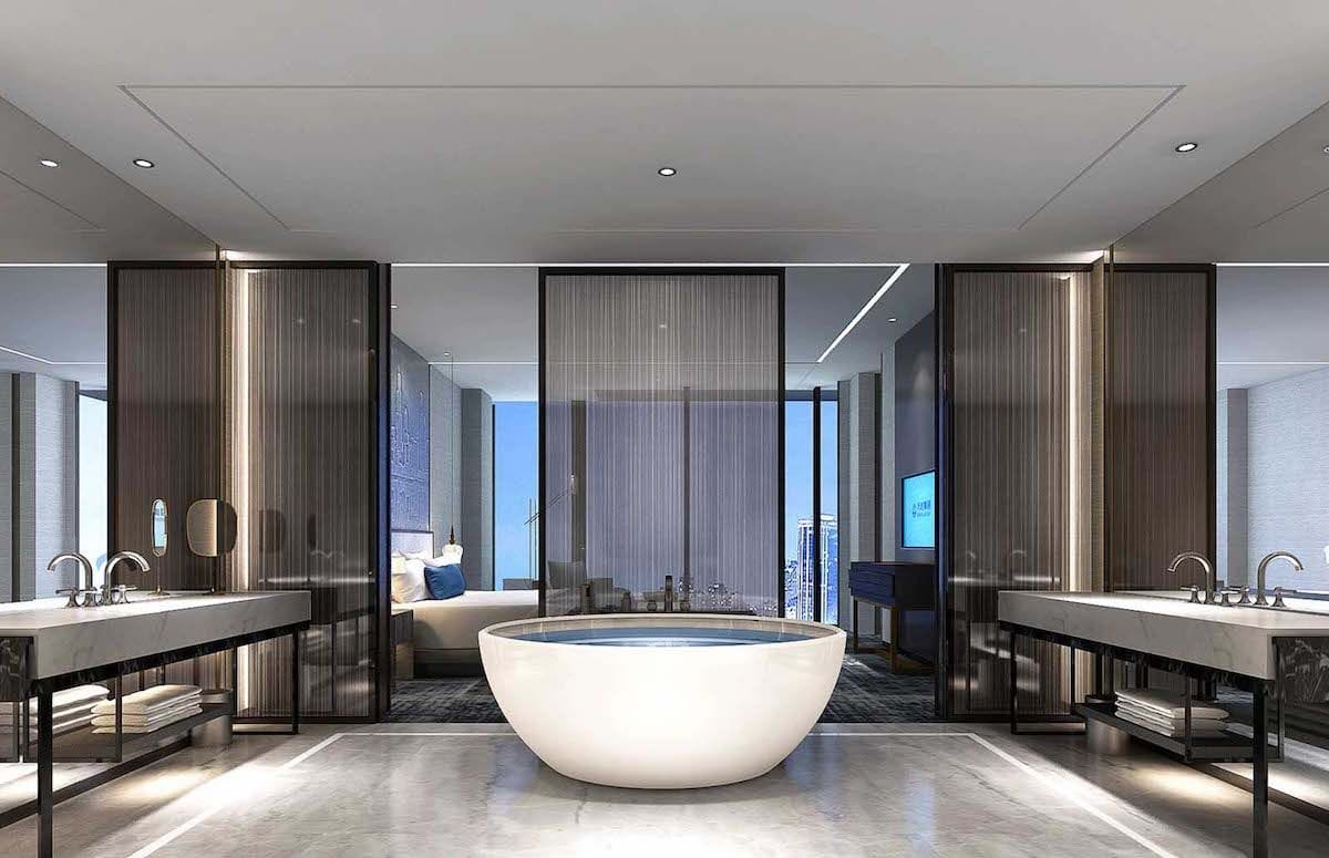 Curated visual reference: Luxury Penthouse Apartments With Rain Showerhead Walk In Reference: Bringing Luxury Into The Multi Housing Space